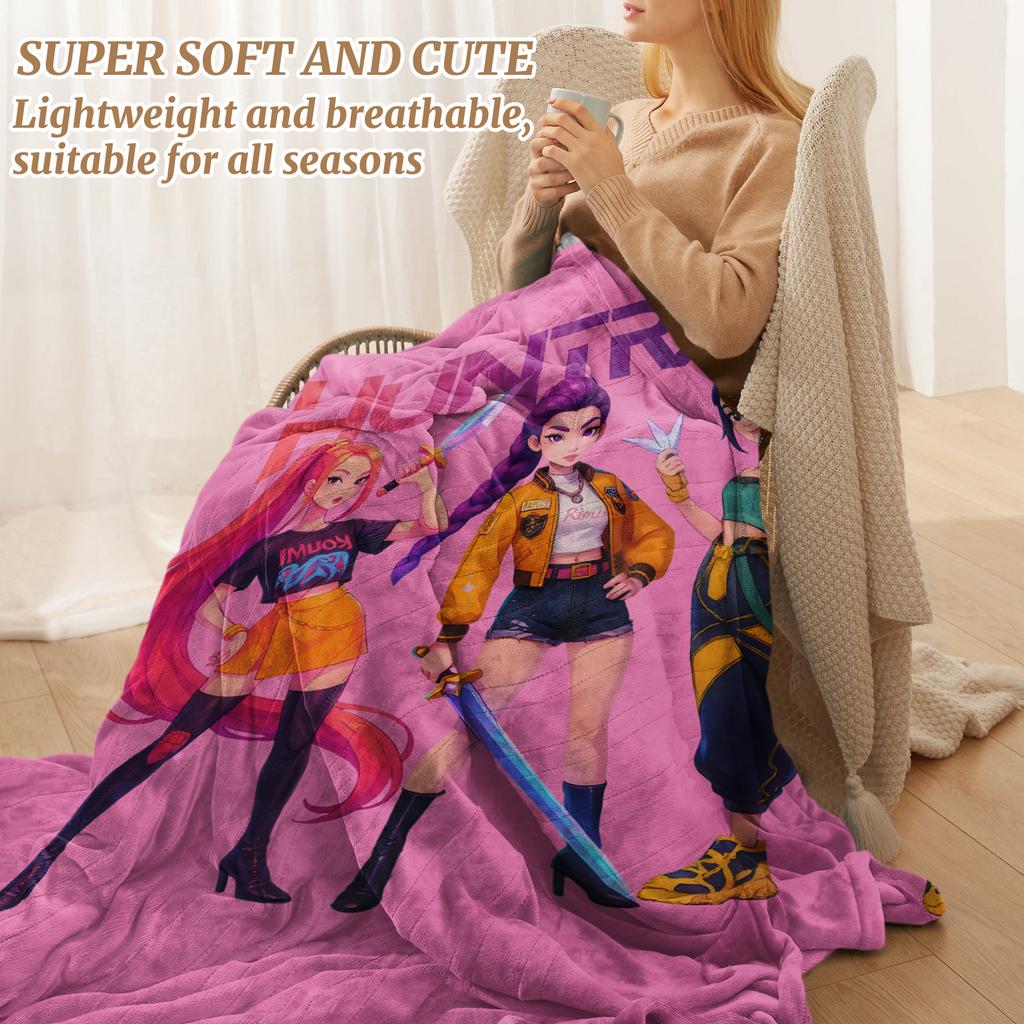 150*130cm Anime Peripheral Printed Warm Blanket