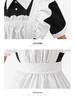 Japanese Lolita Maid Costume: Cute Short-Sleeved Dress with Skirt, Perfect for Cosplay