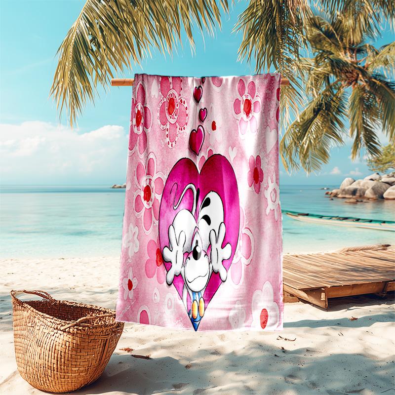 Love Friendship Beach Towel,quick Drying Absorbent Beach Toweloutdoor Sports Swimming Beach Towelsoft And Comfortable