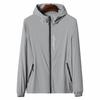 2024 Men's Hooded Ice Silk Sun Protection Jacket - Lightweight, Breathable, Outdoor Summer Wear