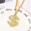 Set of 2 Durable Plastic Gold Chain Necklace Lightweight Neck Chain Comfortable