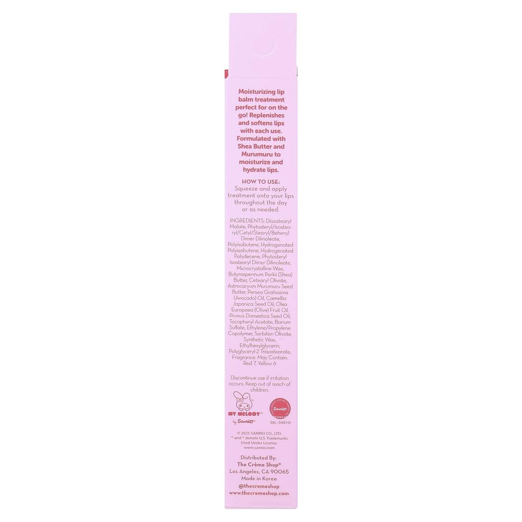The Creme Shop, Hello Kitty and Friends®, Moisture Remedy Lip Balm, Strawberry, 16 Ml (0.54 Fl Oz)