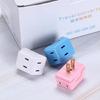 1 Turn 3 Sockets Global Voltages Plugs Converters With LED Indicator For Home Office And Trip