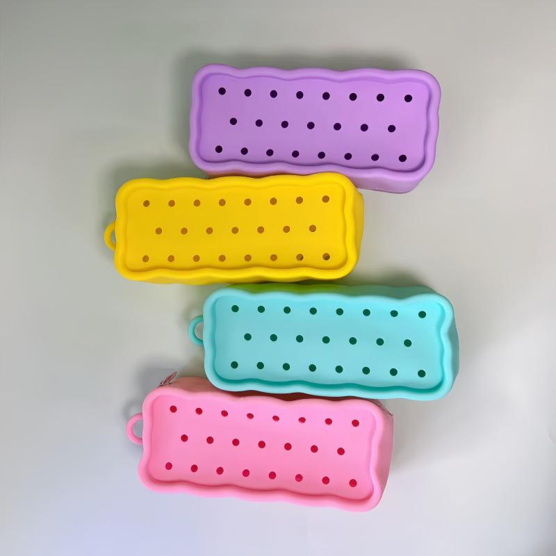 Cute Cartoon Silicone Pen Case - Multifunctional Storage & Cosmetic Bag