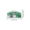 1 Peça 3.7V Tipo-C Placa de Circuito de Luminária de Mesa Carregamento USB PCB Dimmer Contínuo LED Toque Pequena Luminária de Noite Módulo de Controle