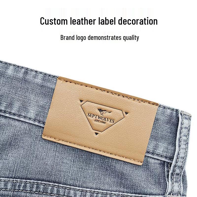 SEPTWOLVES Men's Summer Washed Stretch Jeans