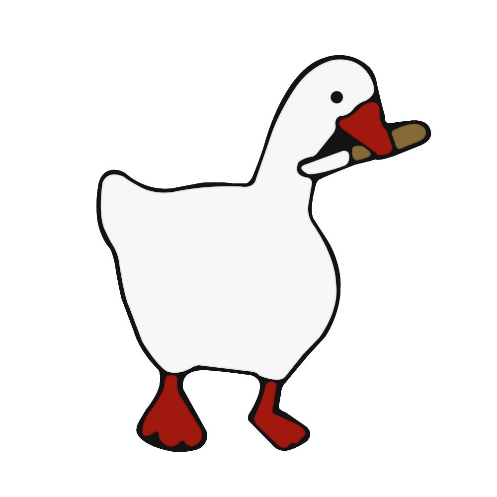 

Funny Untitled Goose Brooch Animal Honk Honk Enamel Pins Cute Cartoon Duck Custom Bag Lapel Badge Jewelry Gifts for Kids Friends