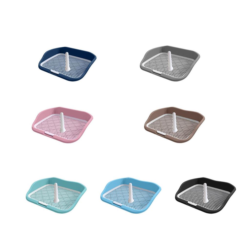 Mesh Dog Toilet *Litter Tray Pee Training Protection with Wall Small Urinal for