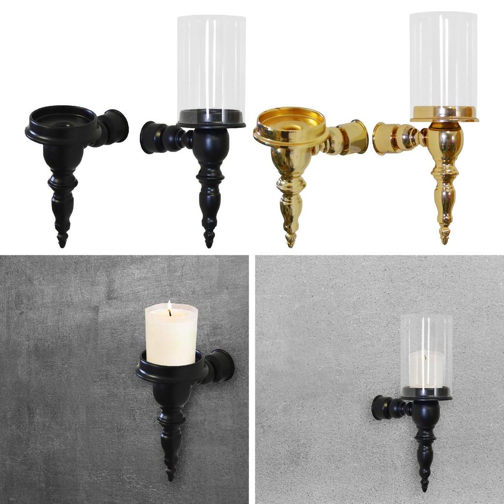 Wall Mounted Candle Holder Centerpiece Candle Sconce for Hotel Hallway Porch