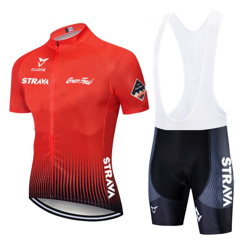 Mens Cycling Jersey Shorts Set Breathable Bike Apparel Road Outdoor Sports