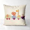Cute Animal Patterned Cushion Covers for Home Decor Polyester pillowcase, sofa decorative cushion cov Headboard Pillow