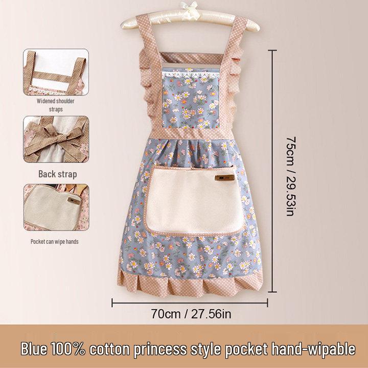 High-Density Waterproof & Oil-Proof Summer Kitchen Apron