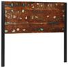 Headboard 120 cm Reclaimed Solid Wood and Iron