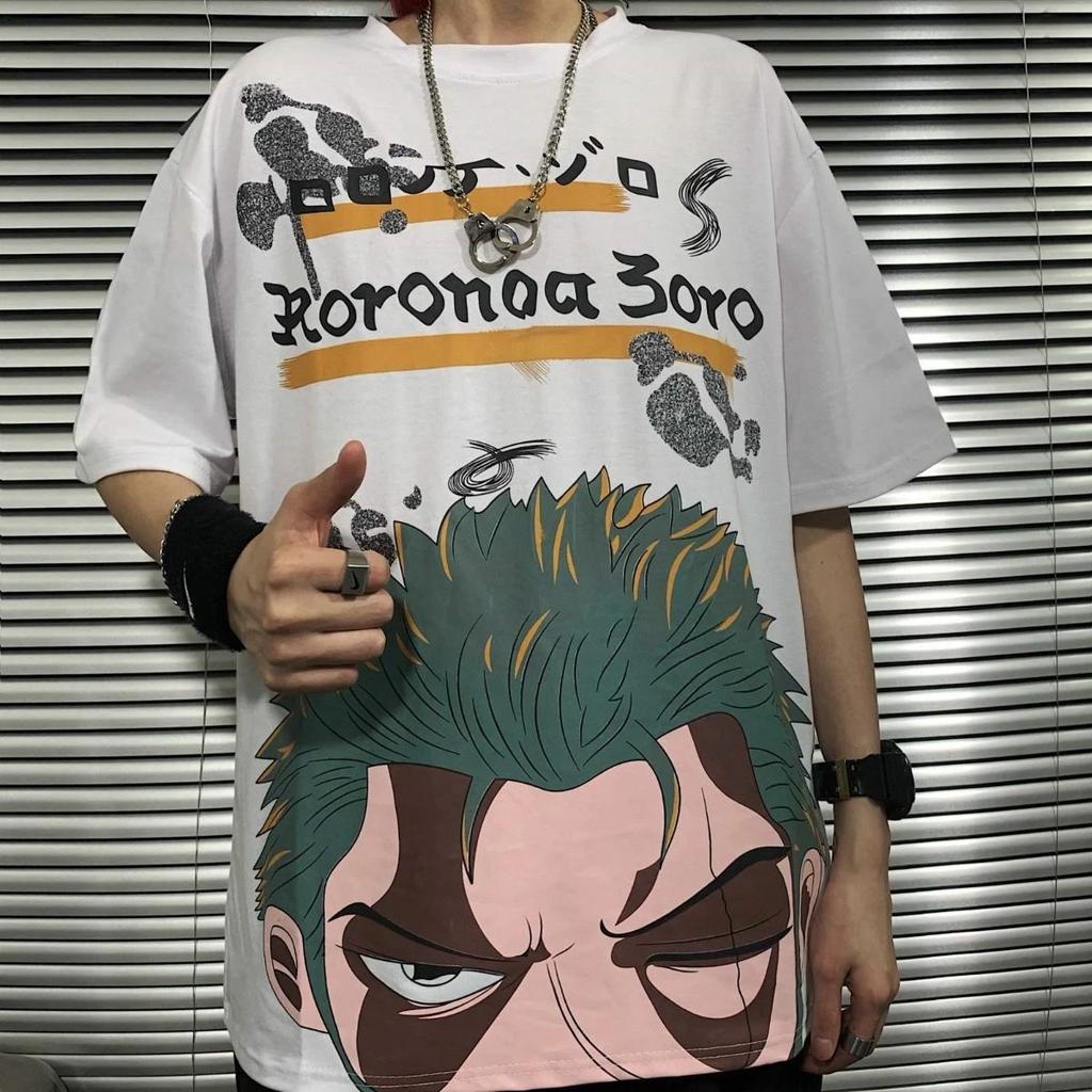 One Piece Zoro Cosplay Anime Manga T-Shirt Tee Costumes Polyester
