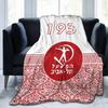 Hapoel Tel Aviv Bc All Season Fleece Blanket Throw Ultra Soft Flannel Blanket Digital Printed Premium Fluffy Microfiber Fleece