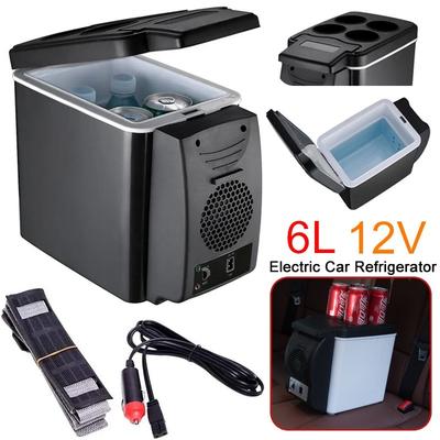 Elektrische Auto Koelkast 6L 12V Mini Koelkast Vriezer Voertuig Koeling en Verwarming IJskast Auto Elektronische Apparaten Koelkast