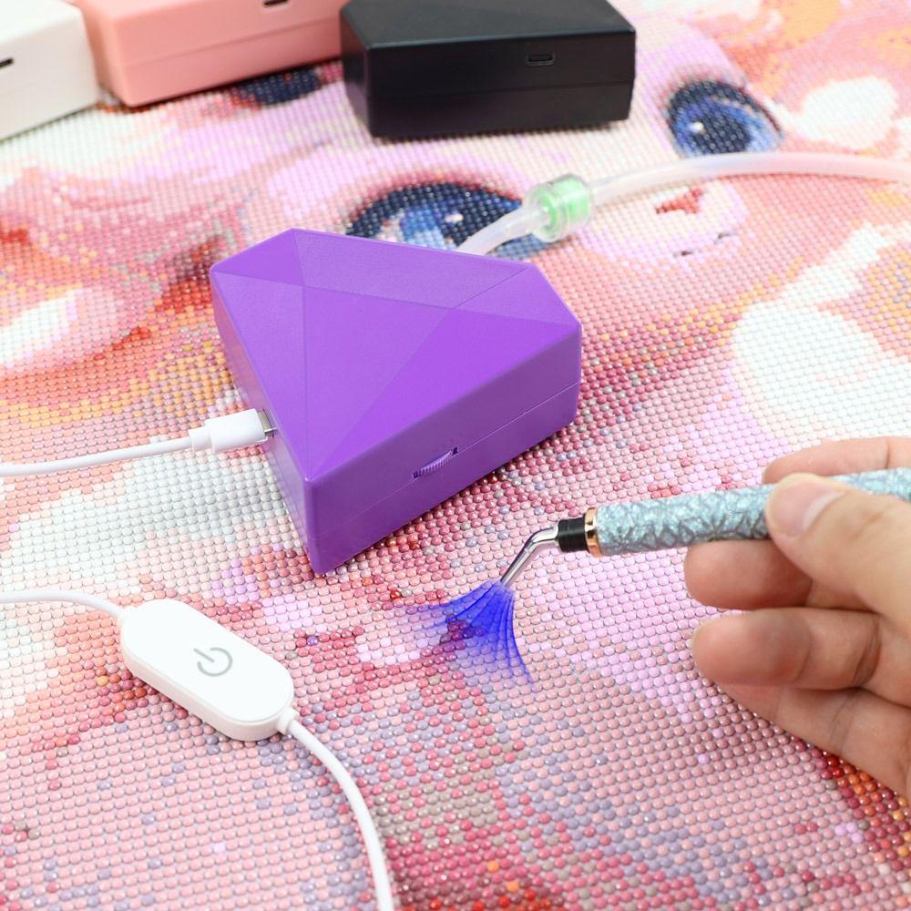 DIY Craft Vacuum Diamond Painting Pen Kits Beading Plates USB Powered Electric Diamond Suction Tool NO Wax Neede