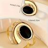 Set Womens For Jewelry Fashion Minimalist And Versatile 18k Goldplated Bracelet With Open Ring Design