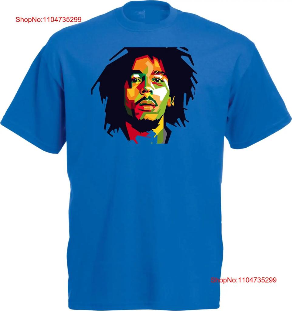 Bob Marley T Shirt Reggae Rock Music Legend Top Vintage Graphic Versatile Slightly Unisex Casual Homme Fashion