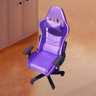 1/12 Computer Gaming Chair Model Miniature Furniture High Back Stylish Ornament for Train
