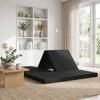 Folding Sofa Bed 140 x 67 x 45 cm Black