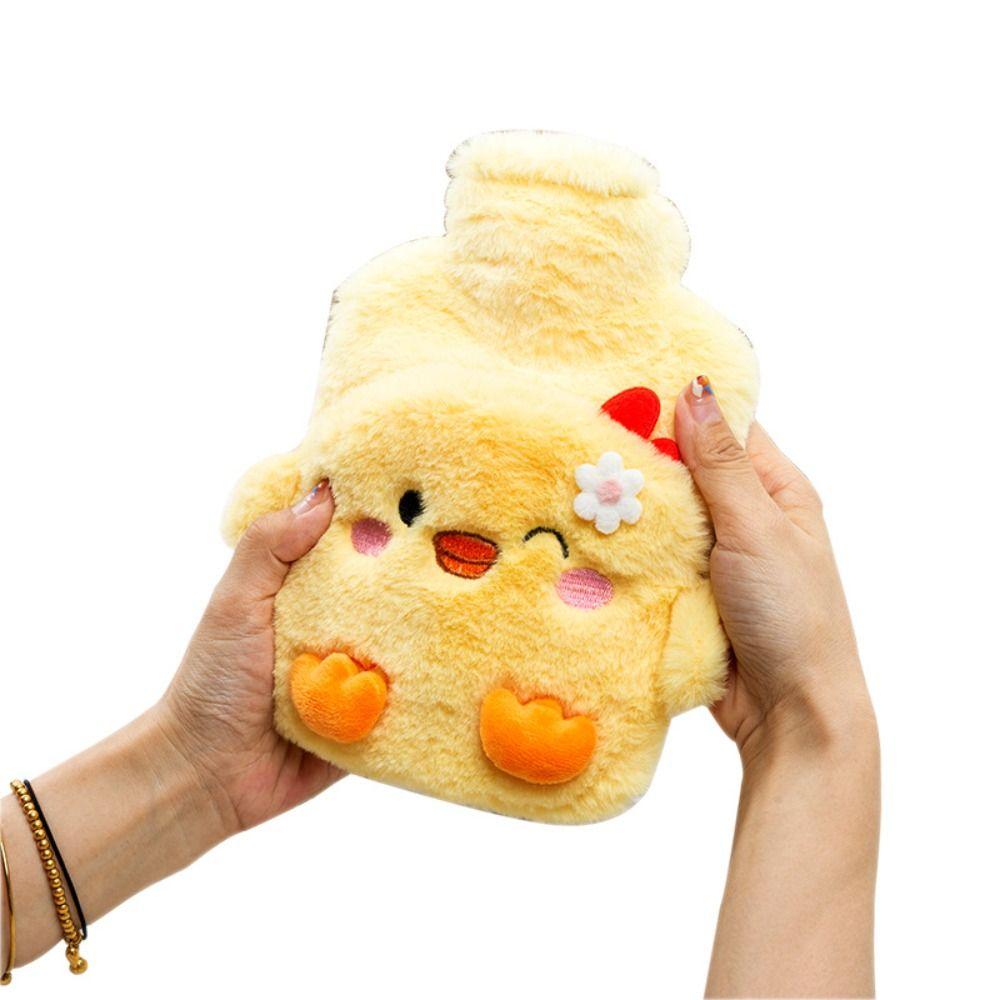 Removable Cartoon Warm Water Bag Cute Hand Warmers Warming Products Water-filling Bottle Belly