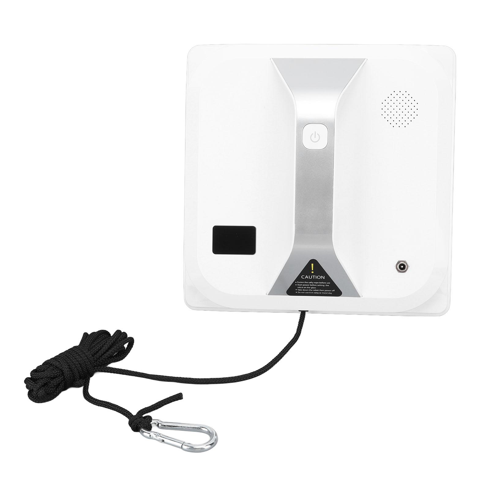 

Window Cleaning Robot 2800pa Strong Suction Remote Control Smart Window Glass Cleaner for High Rise 100‑240V US Plug