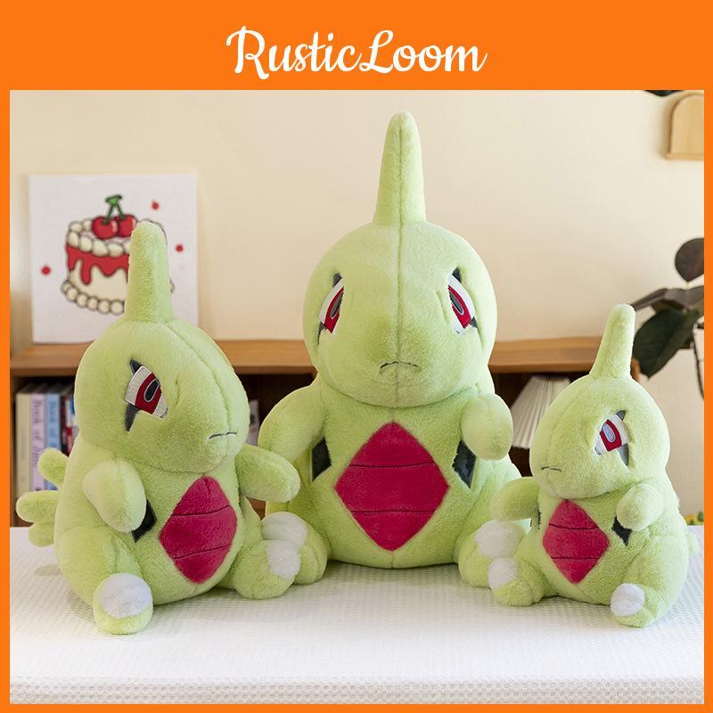 Plush Green Larvitar Toys Dinosaur Anime Gifts Kids Birthdays Dolls