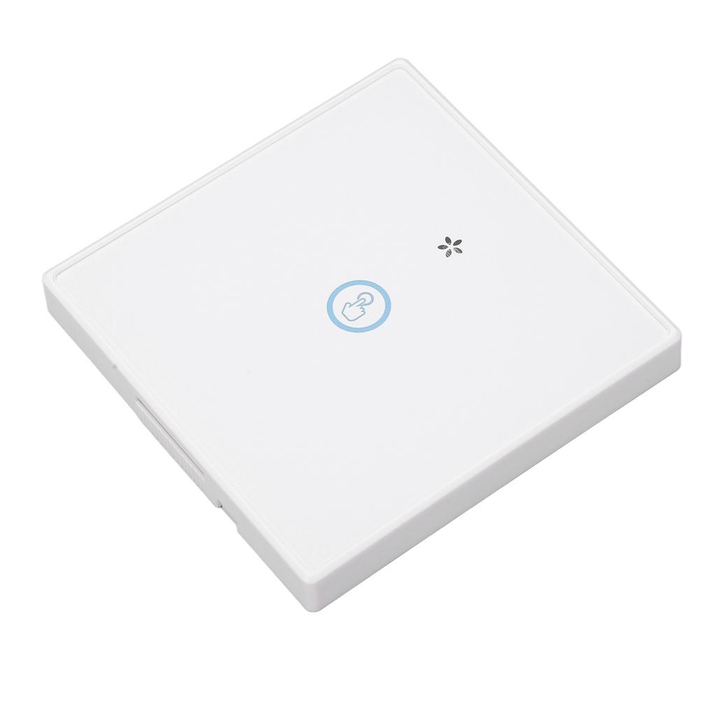 Wireless Light Switch Tempered Glass Panel Smart Touch Wall Switch 433MHz with Receiver