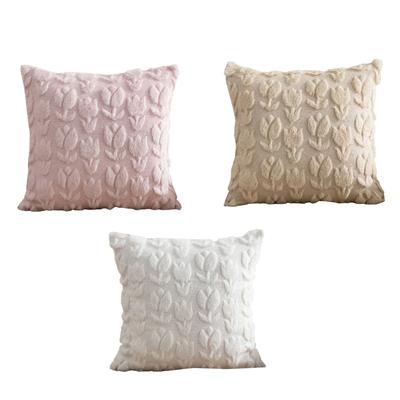 Luxury Faux Rabbit Furry Pillow Cover For Sofa Living Room Soft Decorative Cushions Case Easy To Clean And Maintain