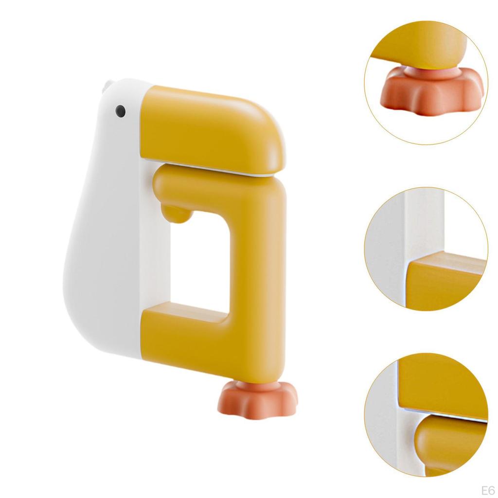 Duck Shaped Table Hook Handbag Hanger Cartoon Foldable Schoolbag Holder Purse for Bar