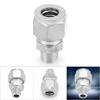 Stainless Steel SS304 Pipe Fitting 1 4NPT Male Thread Connector for Water Oil Gas (1 4 12)