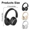 Bluetooth-compatible Over Ear Headphones With Microphones, Rechargeable Battery for 10 Hours Of Music, Comfortable Ear Cushions