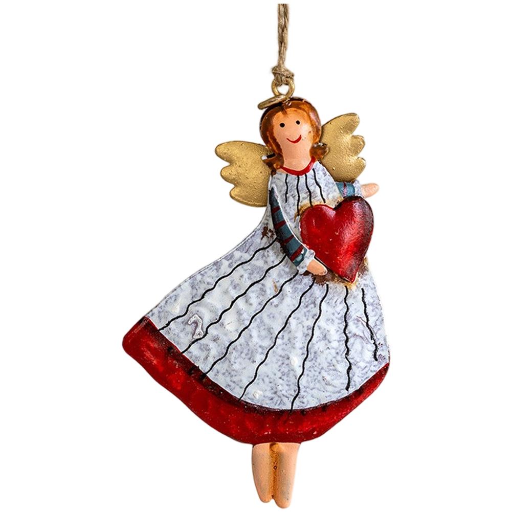

Christmas Celebration 12*8cm Christmas Angel Decor Holiday Decoration Vintage Holiday Decoration Sturdy Construction