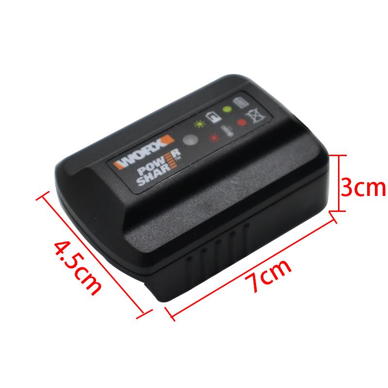 WA3760 Lithium Battery Charger For Worx 20V WA3551 WA3572 WA3550 WA3553 WG629 WA3860 WA3760 WA3880