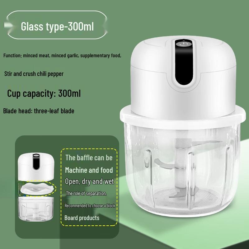 

Electric Garlic Chopper and Food Processor