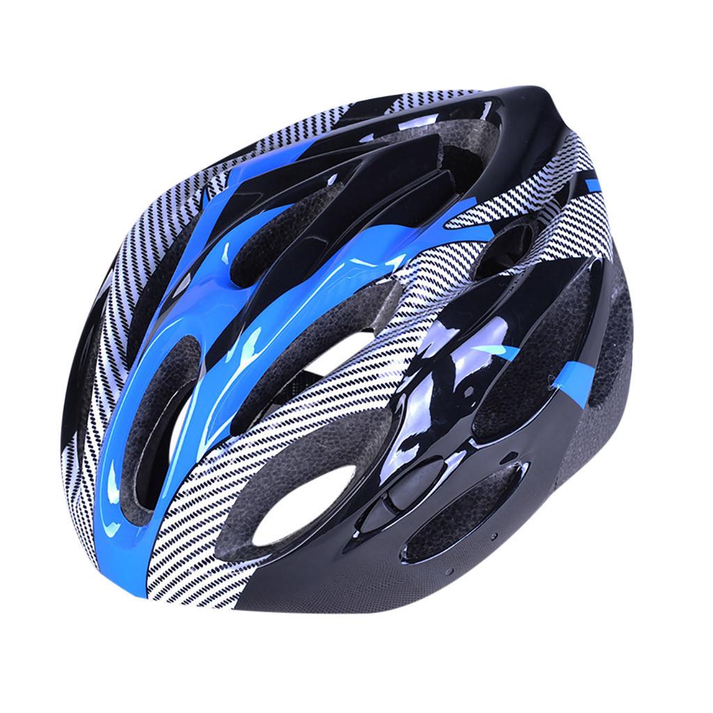 Cycling Helmet Comfort Lining Lightweight Fiber Texture Helmet Adult Mountain Bike Cycling Equipment