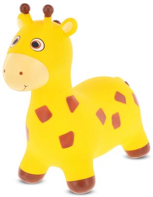 Rubber Bouncy Hopper for Kids To Jump with Pump Giraffe Yellow