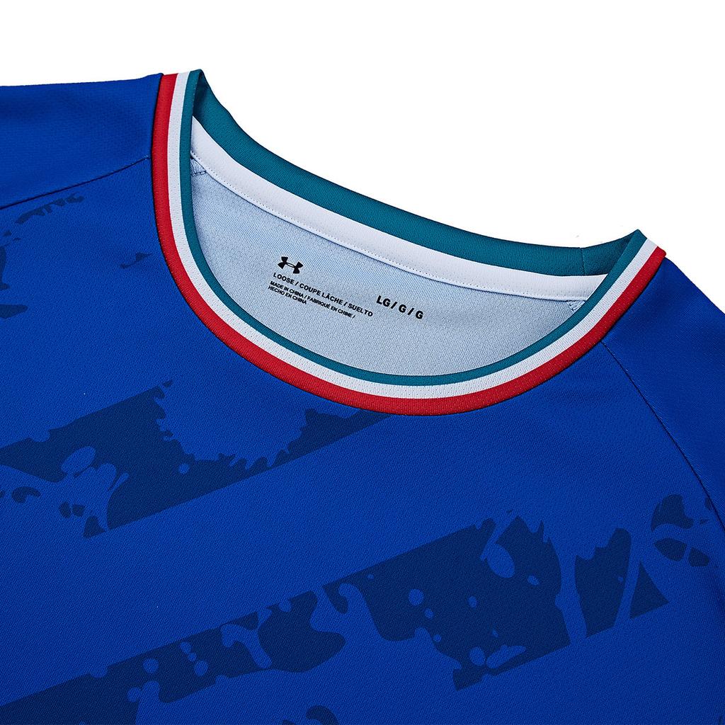 Under Armour Minimalist Logo Print Sports Running Fitness Cycling Short Sleeve T-Shirt Unisex Tops Blue 24500504-401
