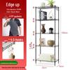 Multi-layer metal storage rack for kitchen, microwave, floor, bathroom, oven seasoning.