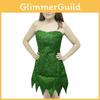 Bezauberndes Fee Tinkerbell Cosplay Tinkerbell Kleid Grünes Pixie Kostüm Für Erwachsene Mit Großem Größenbereich