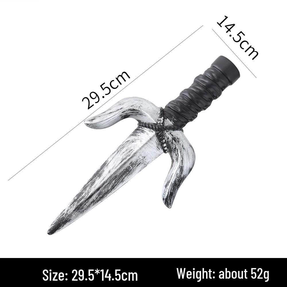 Halloween Simulated Blood Kitchen Knife Prank Prop - Ghost Festival Decoration