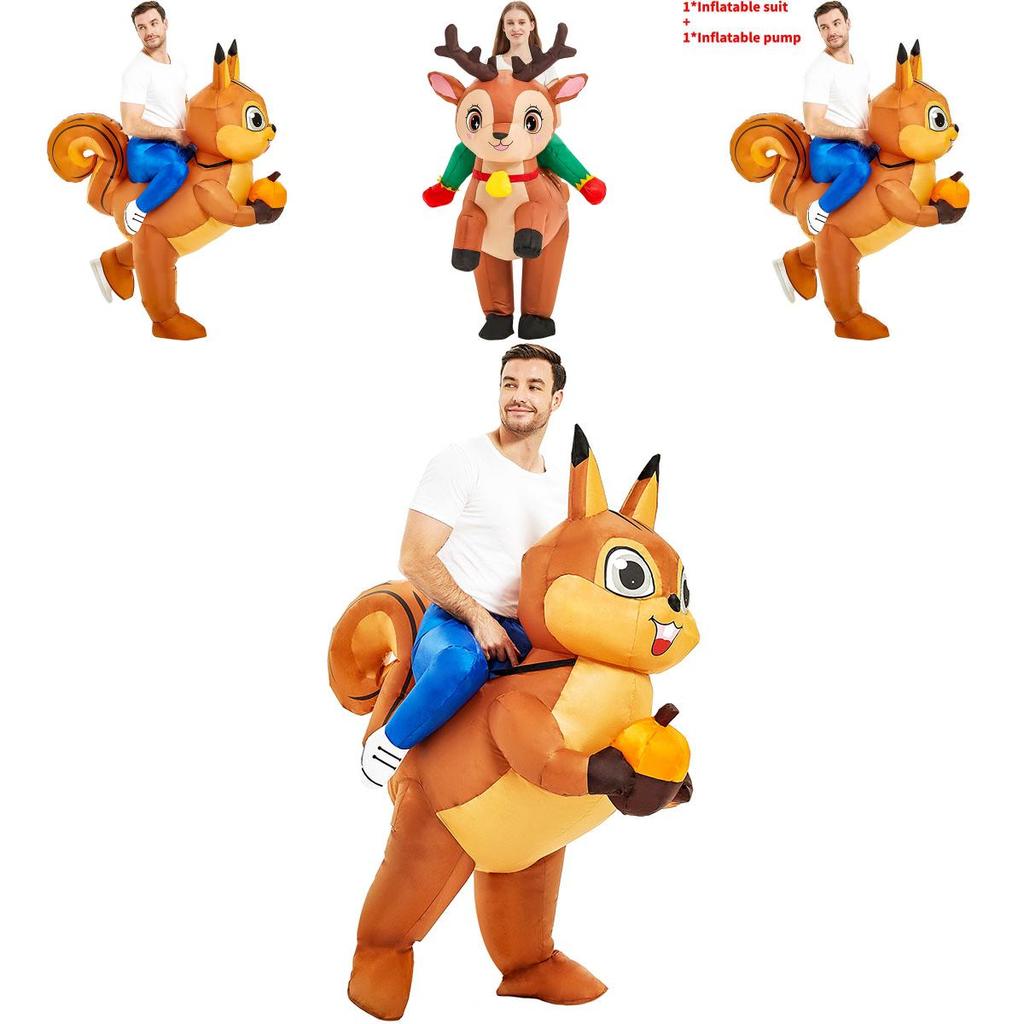 Unicorn Squirrel Elk Chicken Inflatable Costume For Easter Celebrate Kids Adult Festival And Stage Show