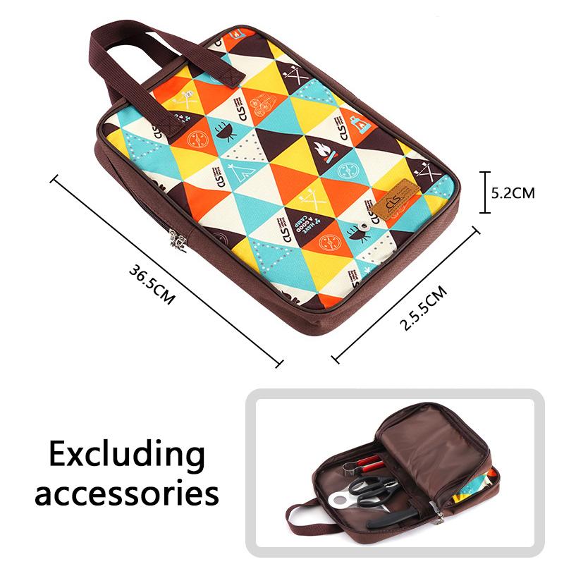 

Multi-Purpose Lightweight Water-Resistant Organizer Bag Camping Cookware Travel Toiletry Storage for Road Trips & Hiking