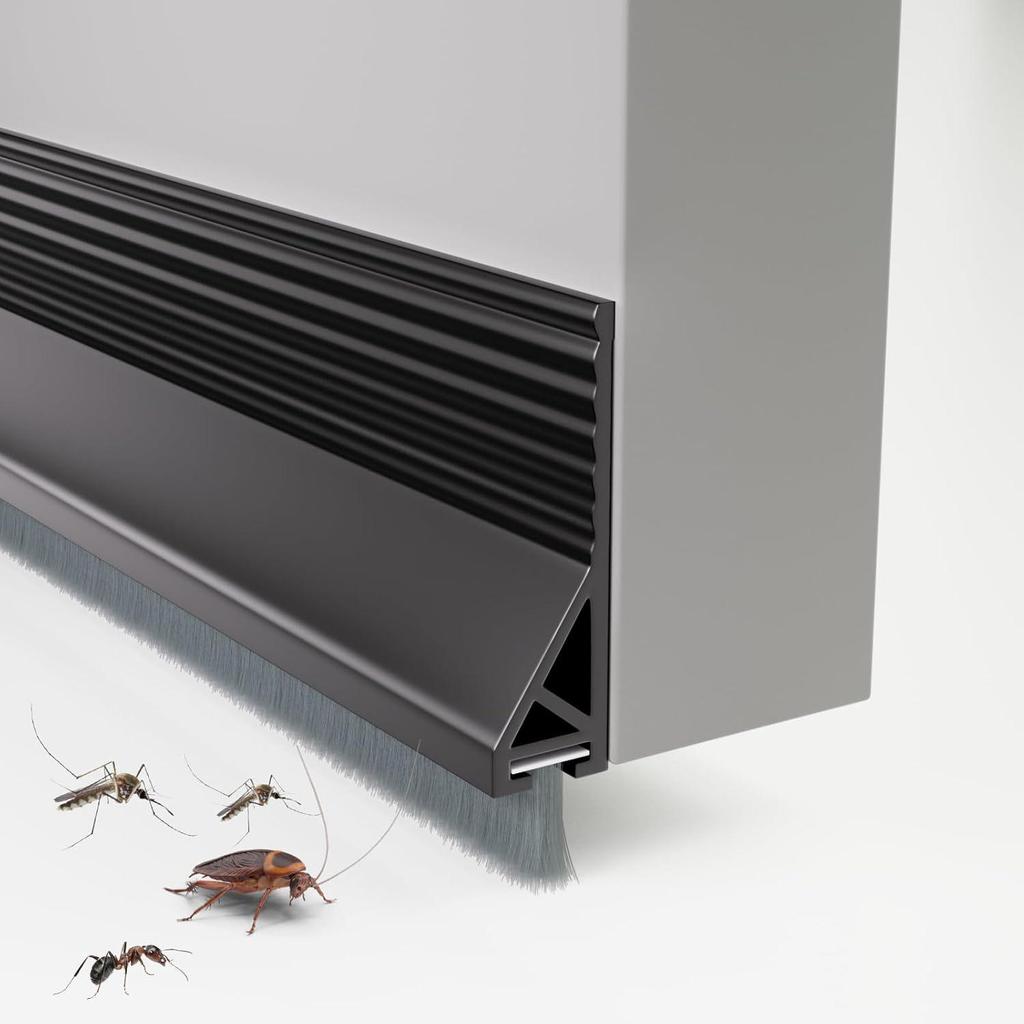 Self-Adhesive Soundproof Door Seal Strip - Windproof, Draft Barrier for Room and Glass Doors