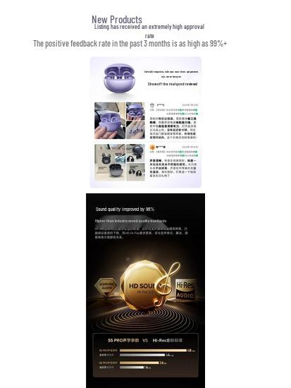 Huawei FreeClip Premium Bone Conduction Wireless Bluetooth Headphones - Sports & iOS Compatible