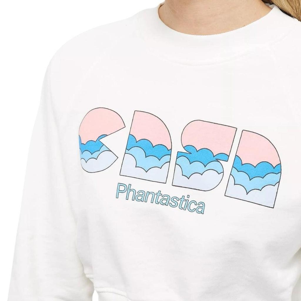 Casablanca Womens/Ladies Casa Clouds Cropped Sweatshirt