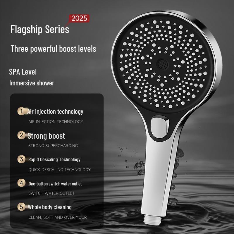 High-Pressure Large Panel Shower Head Set for Powerful Water Flow
