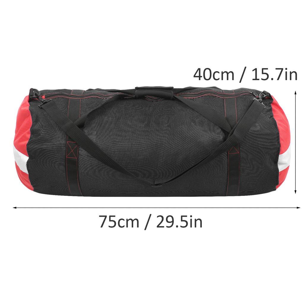 Diving Storage Mesh Shoulder Bag Pack Handbag Equipment for Flipper Wet Clothes PVC Oxford