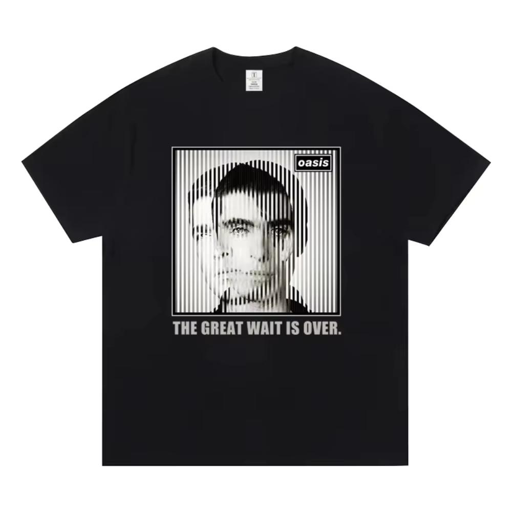 2025 Horký výprodej Oasis World Tour 2025 Pánské Dámské Tričko Potisk Tričko Oblečení Designérské Tričko Bavlna Oversized Tričko Letní Topy